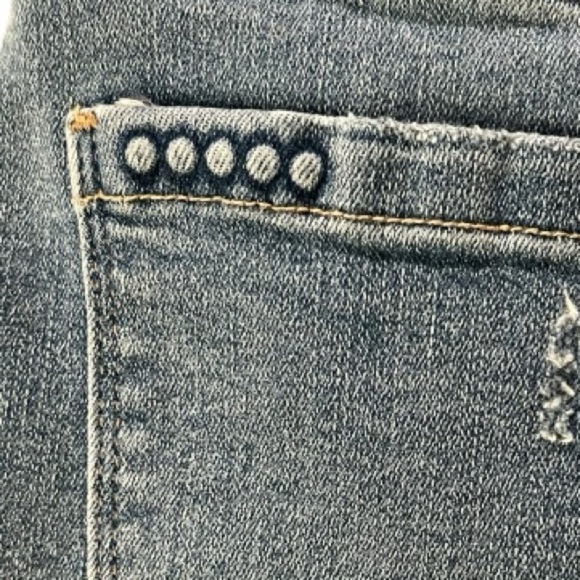 Blank NYC The Essex Medium Wash Classic Cut Off  Denim Jean Short Size 27 NEW - Picture 10 of 12